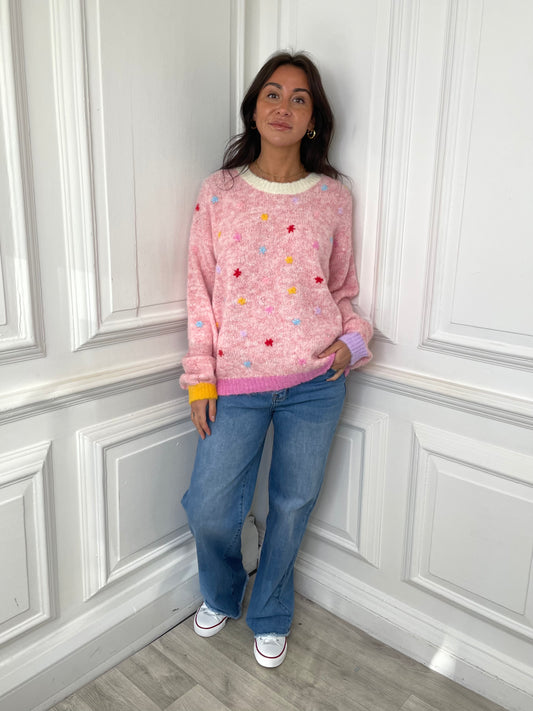 Amore Stardust Knit - Pink