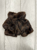 Malissa J Faux Fur Fingerless Gloves - Leopard