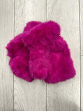 Malissa J Faux Fur Fingerless Gloves - Pink