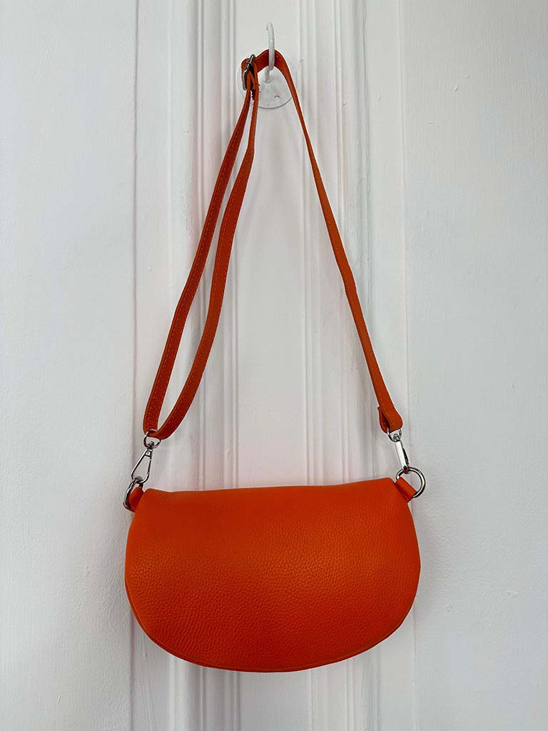 Leather Bumbag - Orange