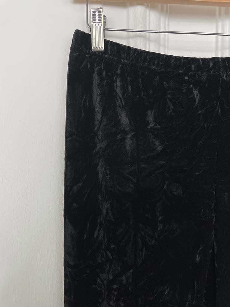 Velvet Leggings - Black
