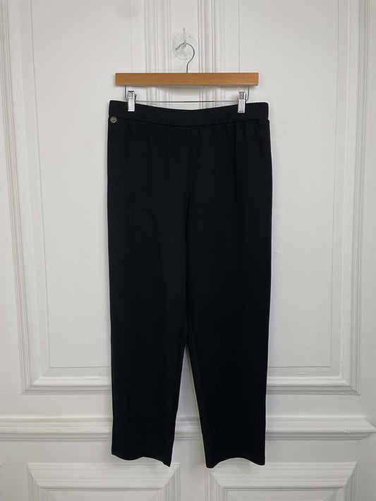 Malissa J Jersey Cigarette Trousers - Black