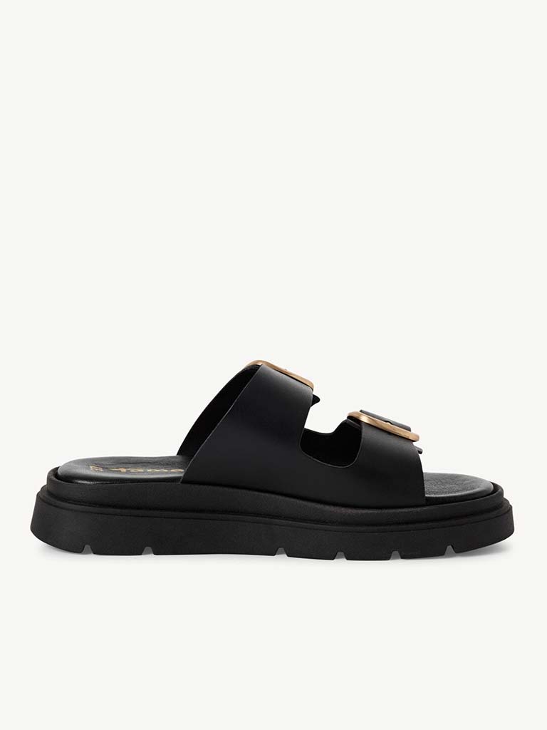 Tamaris Leather Mule Sandal