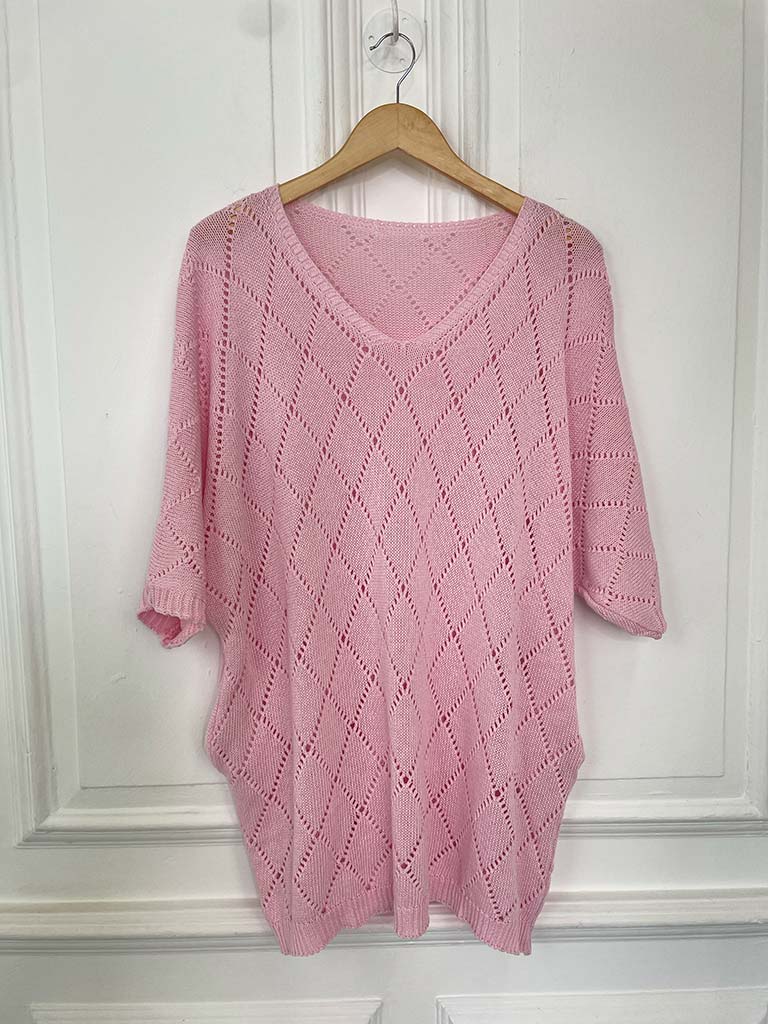 Argyle Knit - Petal