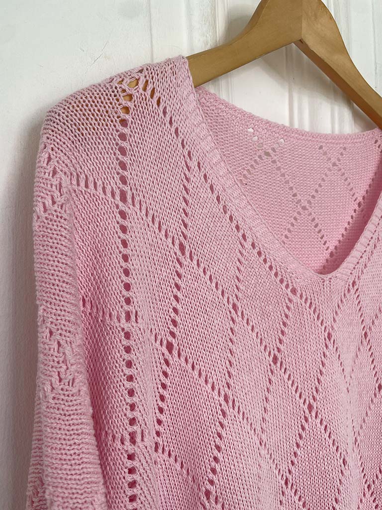 Argyle Knit - Petal