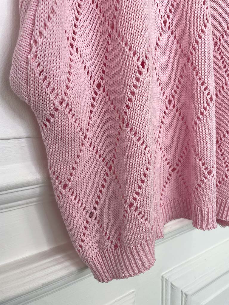 Argyle Knit - Petal