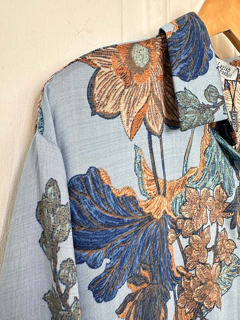 Botanic Floral Shirt Dress