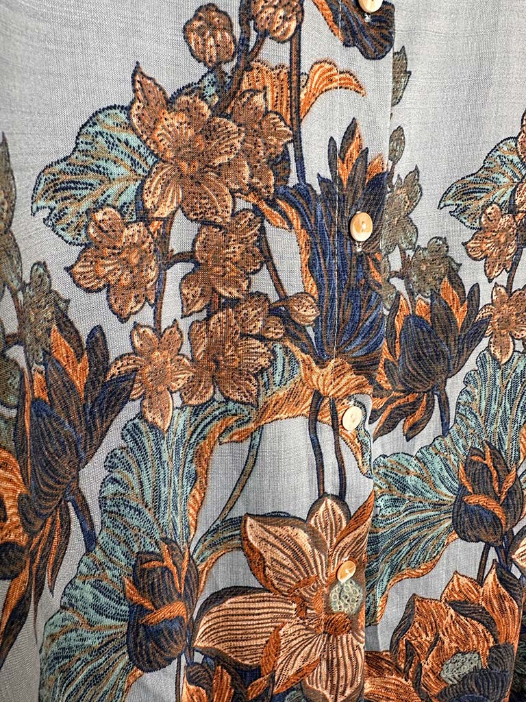 Botanic Floral Shirt Dress