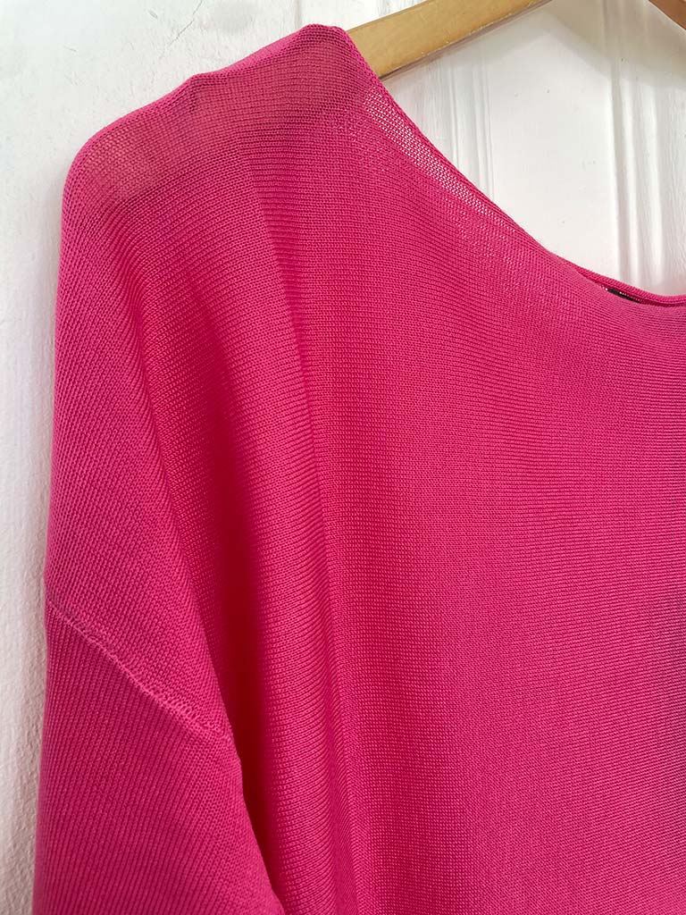 Fine Knit - Hot Pink
