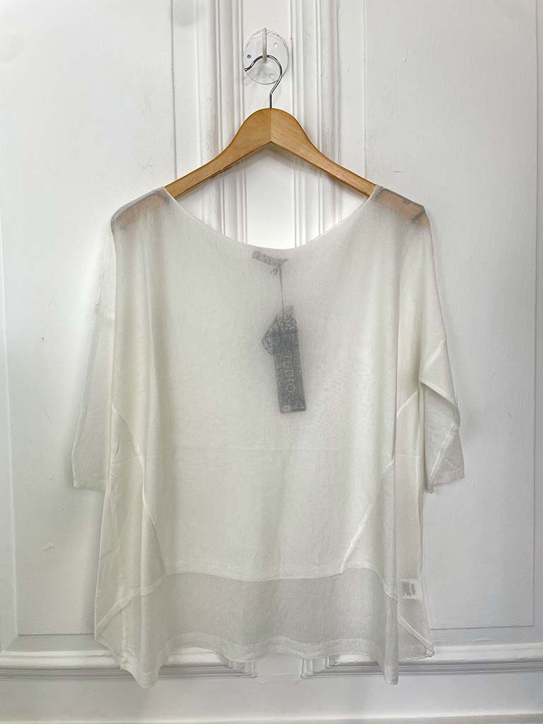 Fine Knit - White
