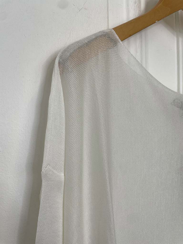 Fine Knit - White