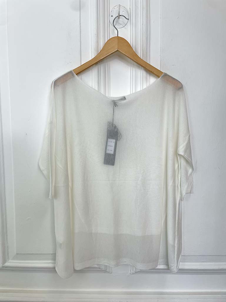 Fine Knit - White