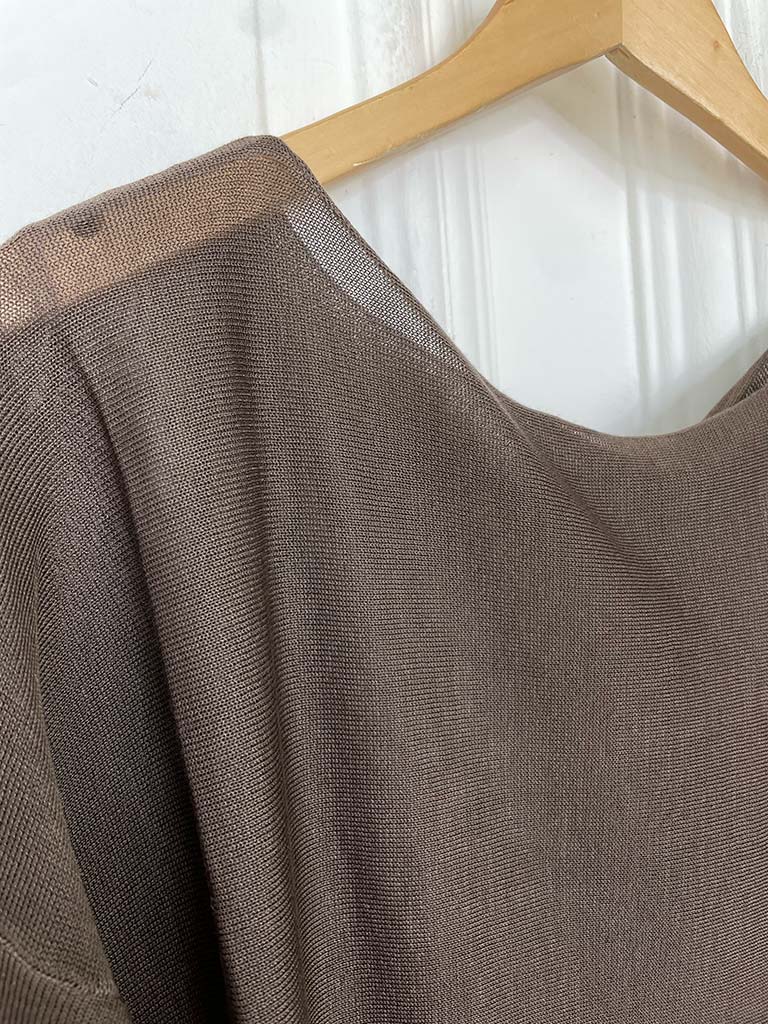 Fine Knit - Chocolate