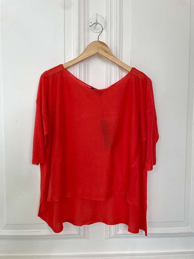 Fine Knit - Blood Orange