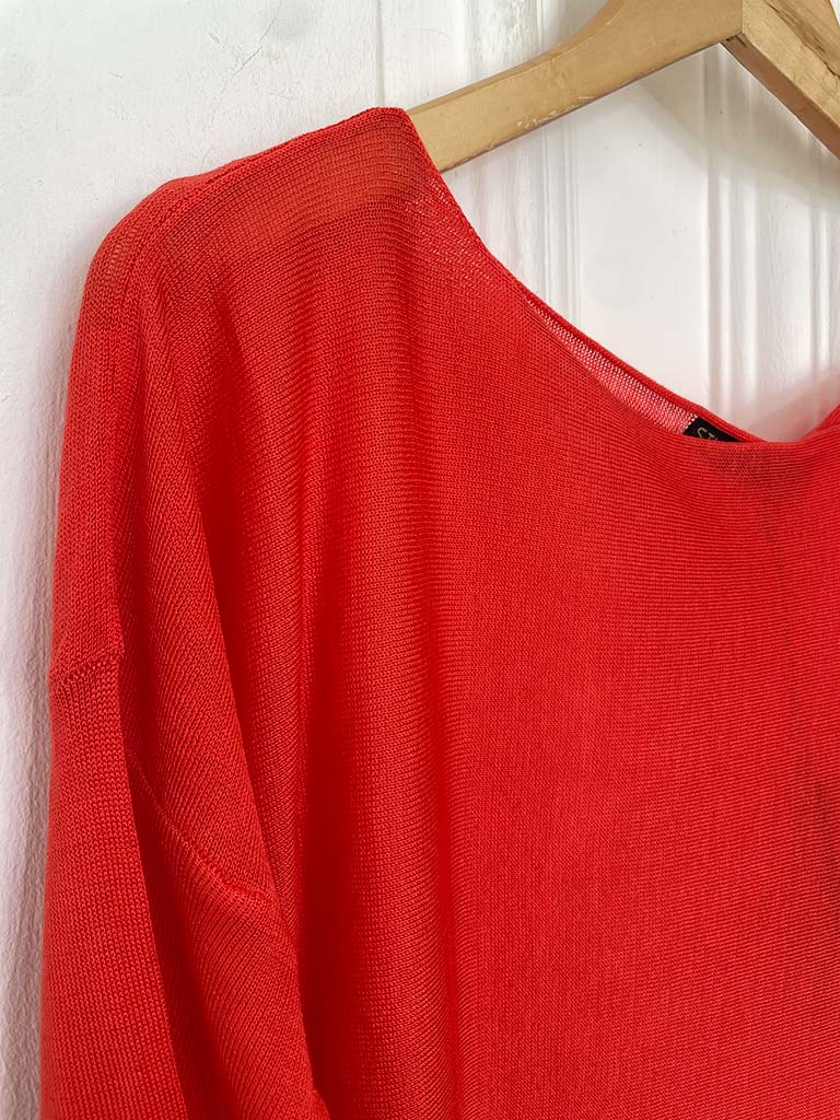 Fine Knit - Blood Orange