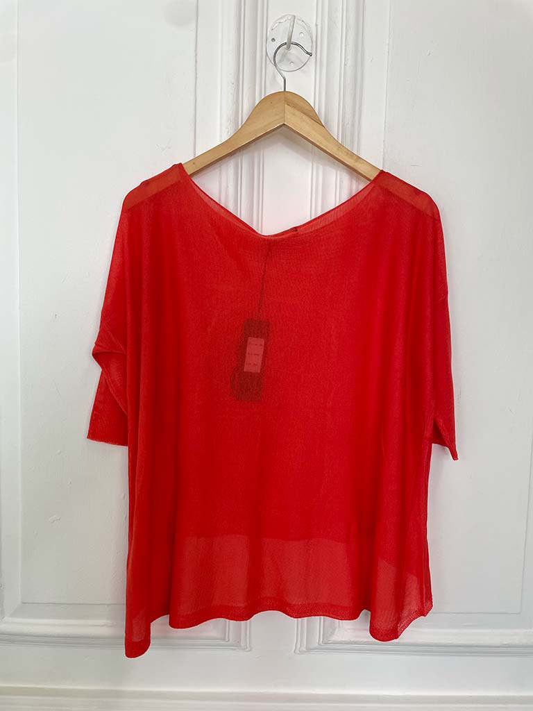 Fine Knit - Blood Orange