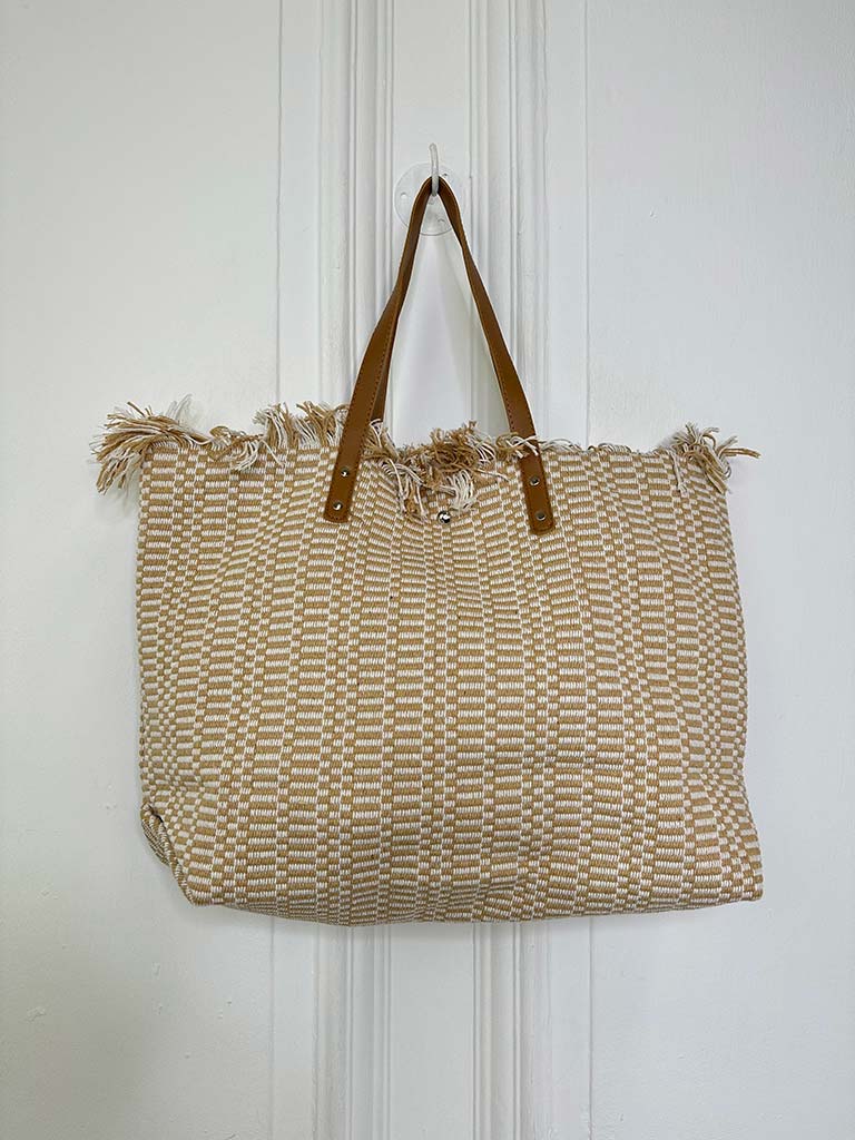 Envy Woven Bag - Caramel