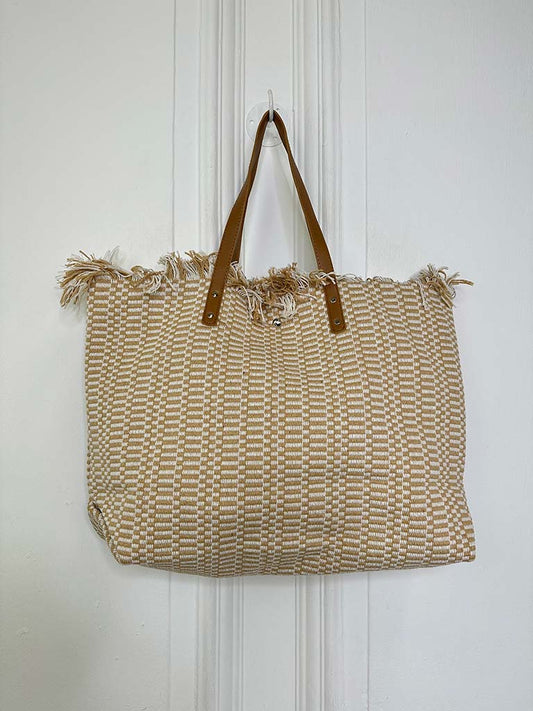 Envy Woven Bag - Caramel