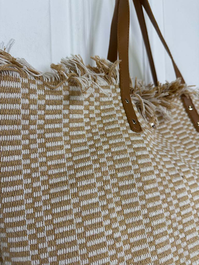 Envy Woven Bag - Caramel