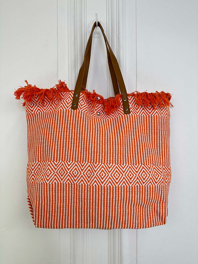 Envy Woven Bag - Orange