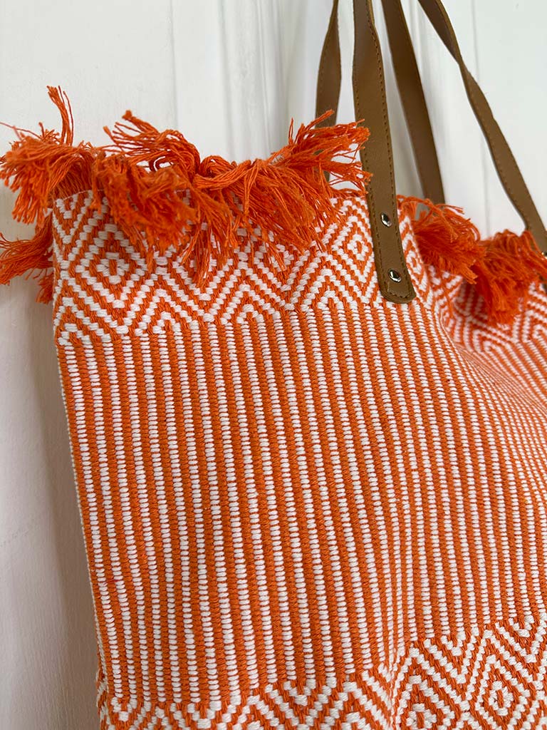 Envy Woven Bag - Orange