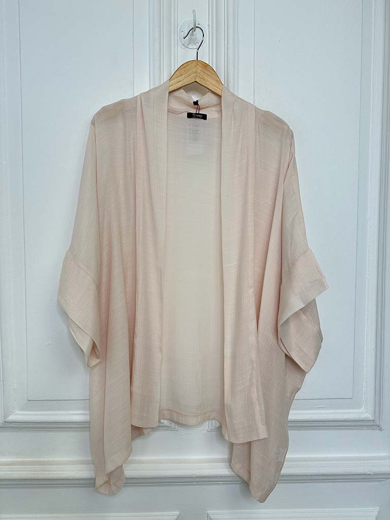 Relaxed Cover Up Kimono - Oyster