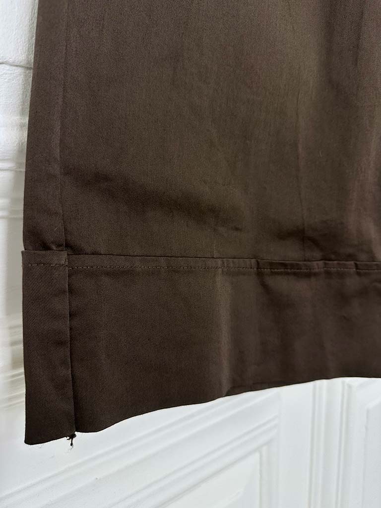 Wide Leg 7/8 Trousers - Chocolate