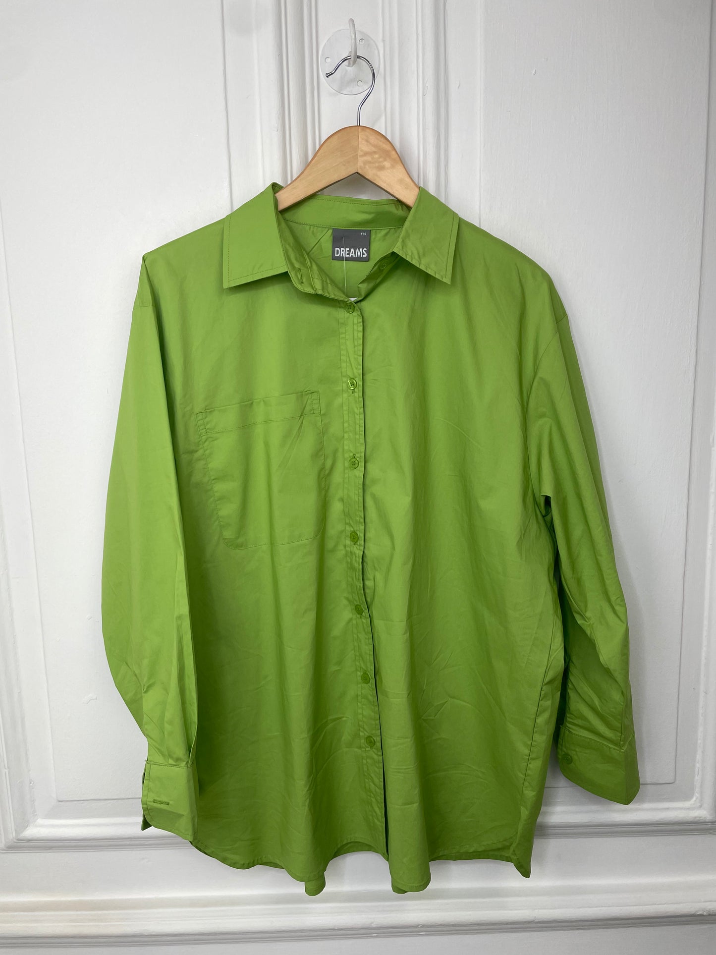 Cotton Pocket Shirt - Kiwi Green