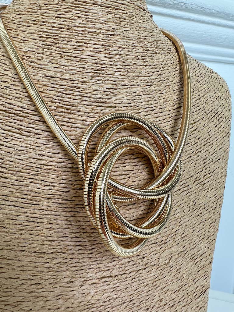 Envy Wrap Bracelet & Necklace - Gold