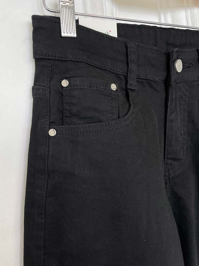 G-Smack Cropped Balloon Jeans - Black