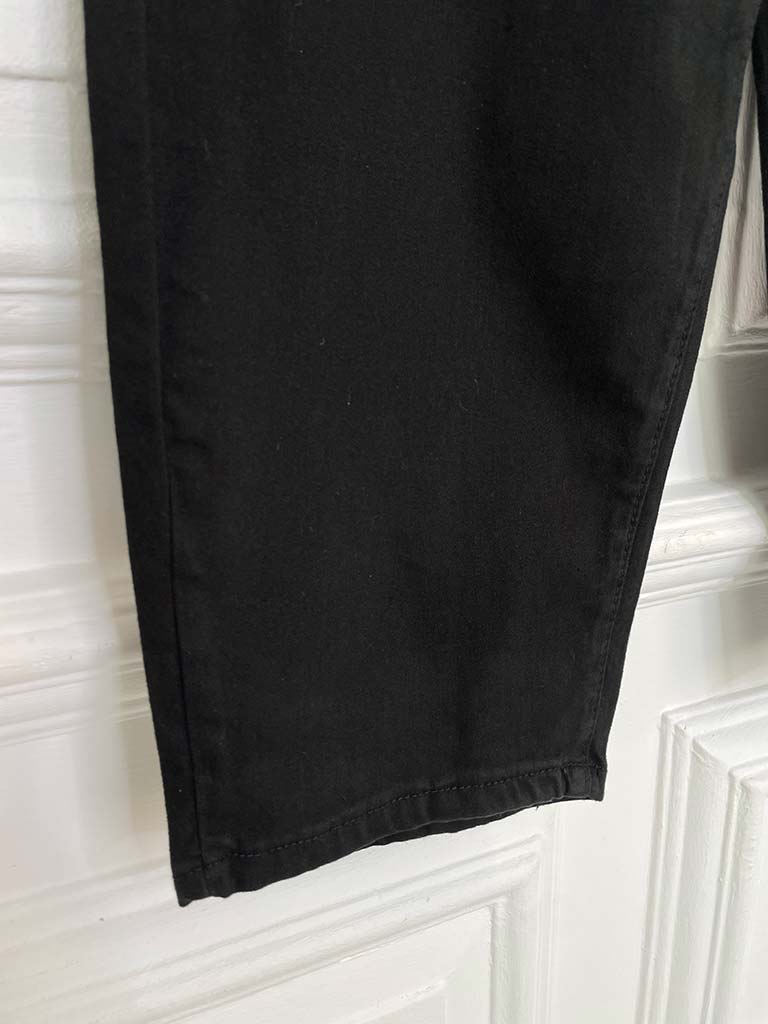 G-Smack Cropped Balloon Jeans - Black