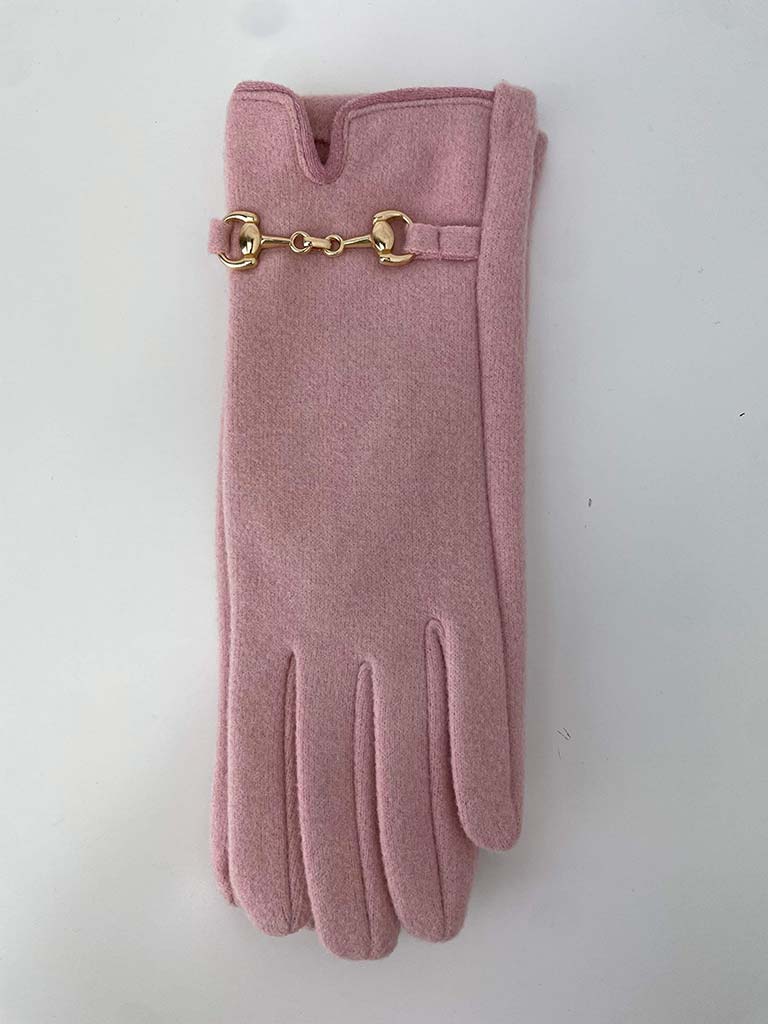 Snaffle Bar Gloves - Rose