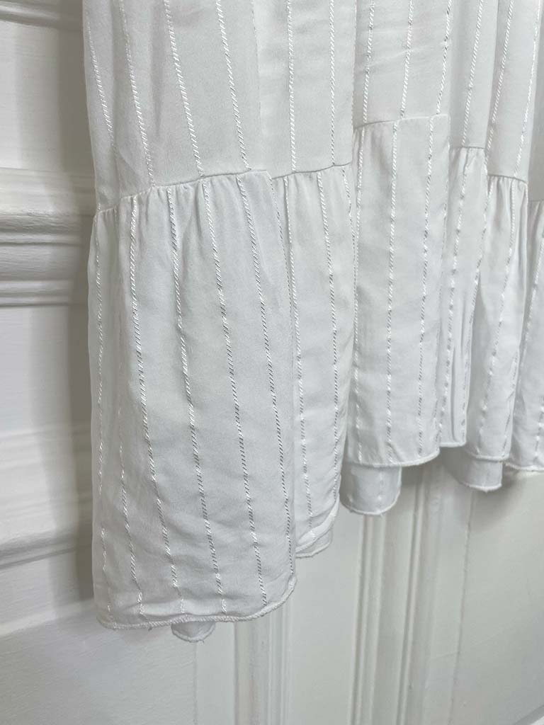 Frill Strap Sundress - White