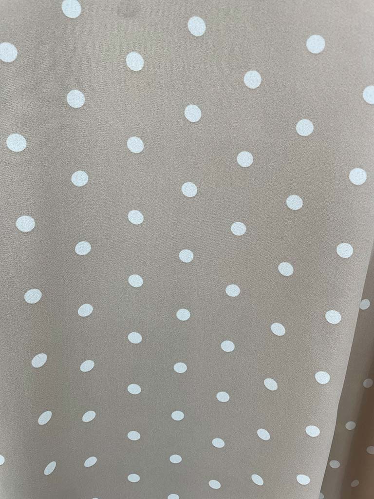 Dotty Oversized Top - Stone