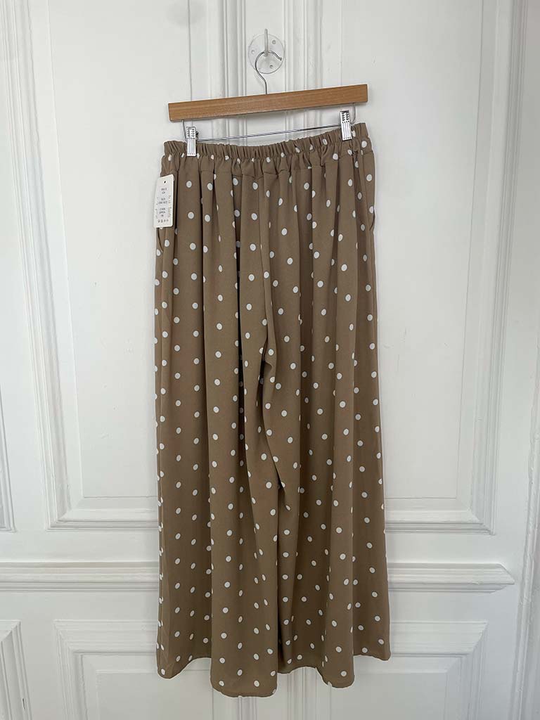 Dotty Palazzos - Mocha