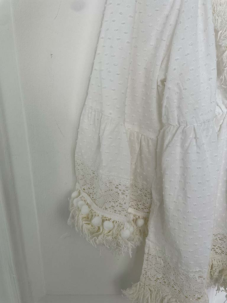 Seashell Boho Tassel Top