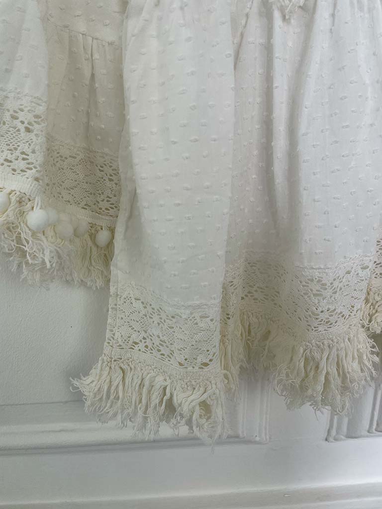 Seashell Boho Tassel Top