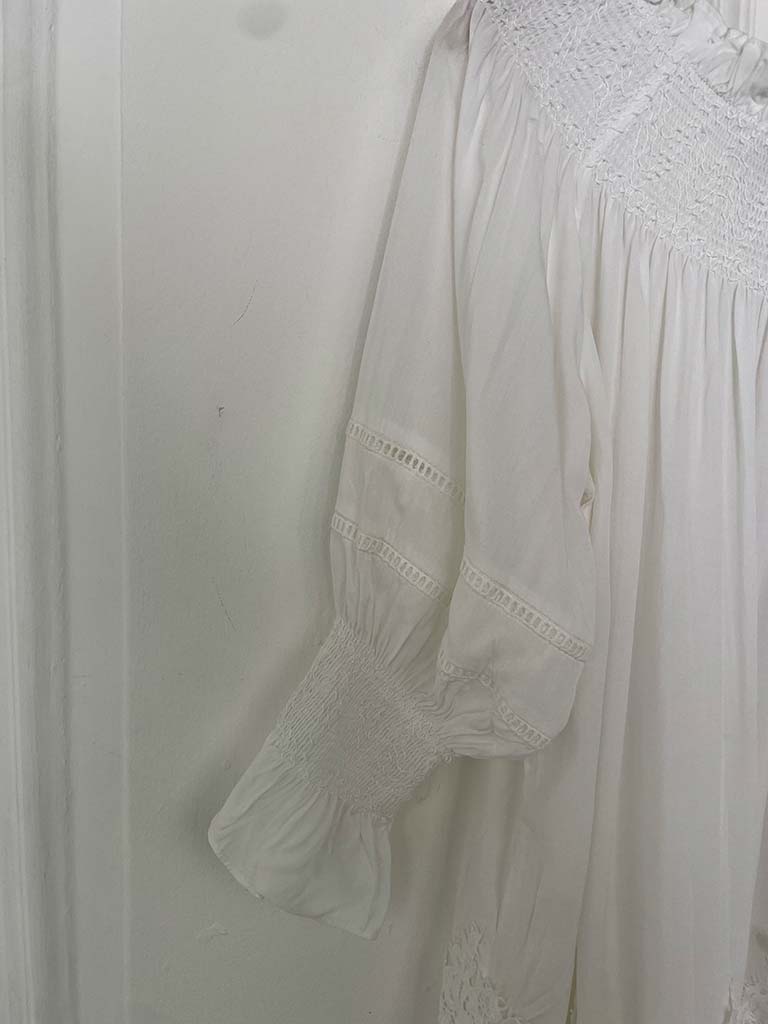 Bardot Lace Trim Top