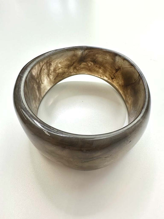 Vintage Cuff Bangle - Taupe
