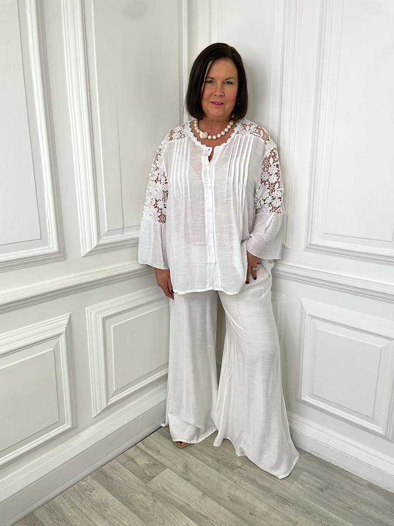 Garden Lace Boho Blouse
