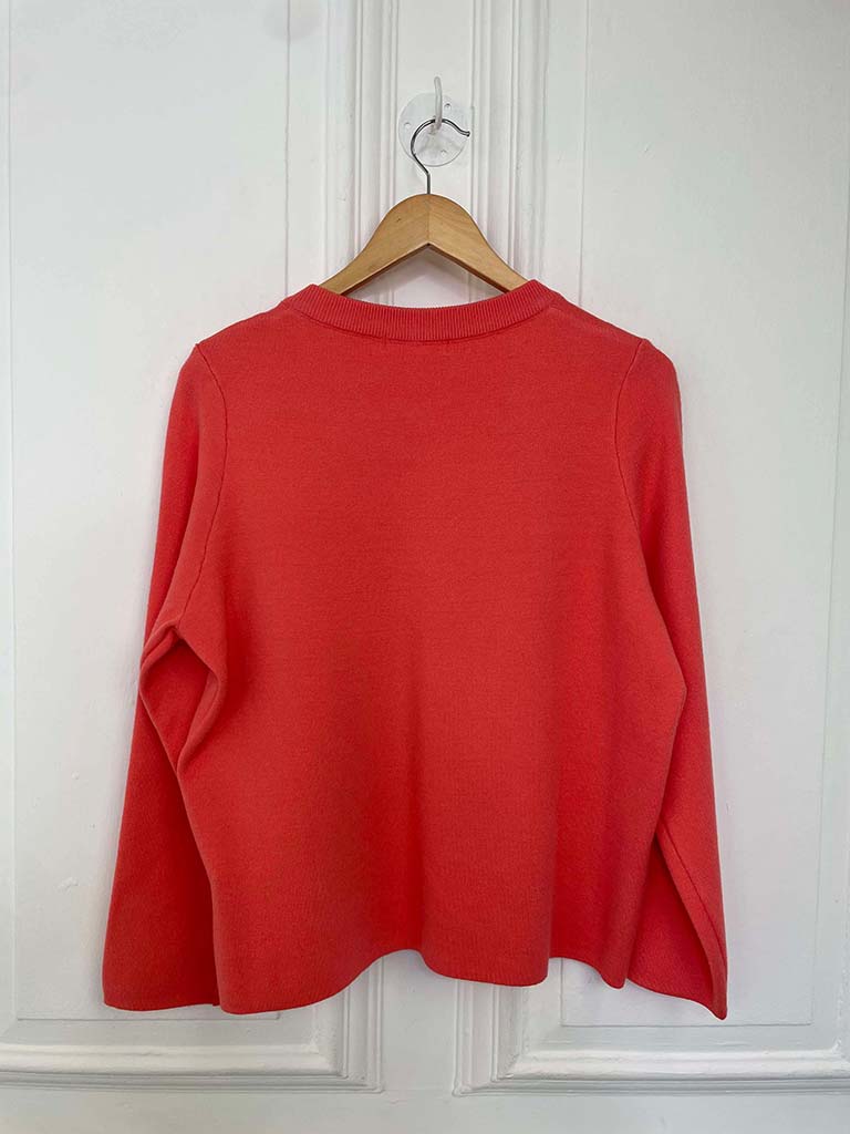 Malissa J Soloro Cardigan - Coral