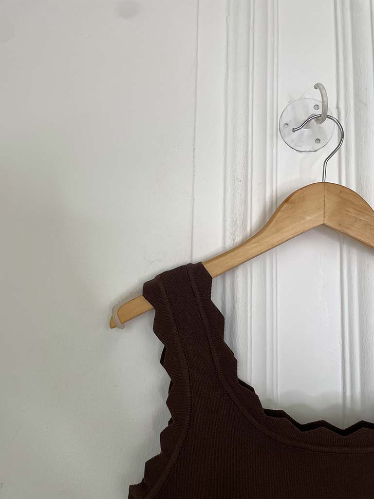 Diamond Edge Vest - Chocolate