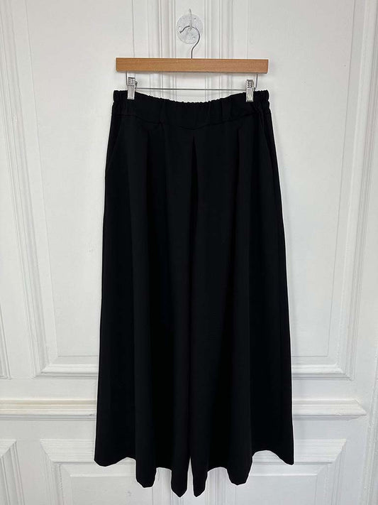 I.D Palazzo Trousers - Black