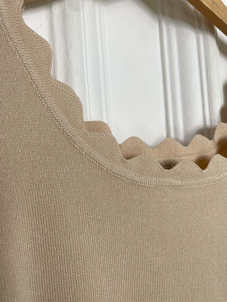 Diamond Edge Vest - Stone