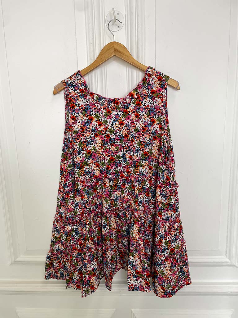 Malissa J Floral Tiered Top