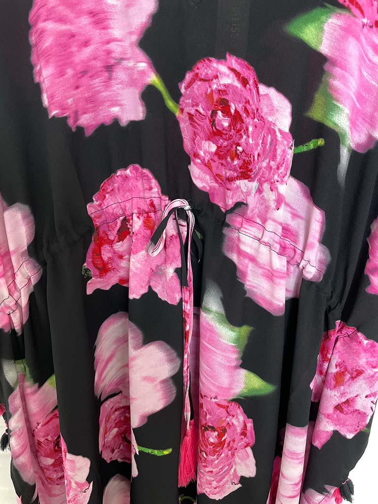 Malissa J Tassel Kaftan - Pink Floral