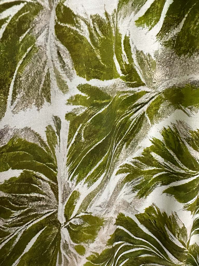 Palm Summer Dress - Green
