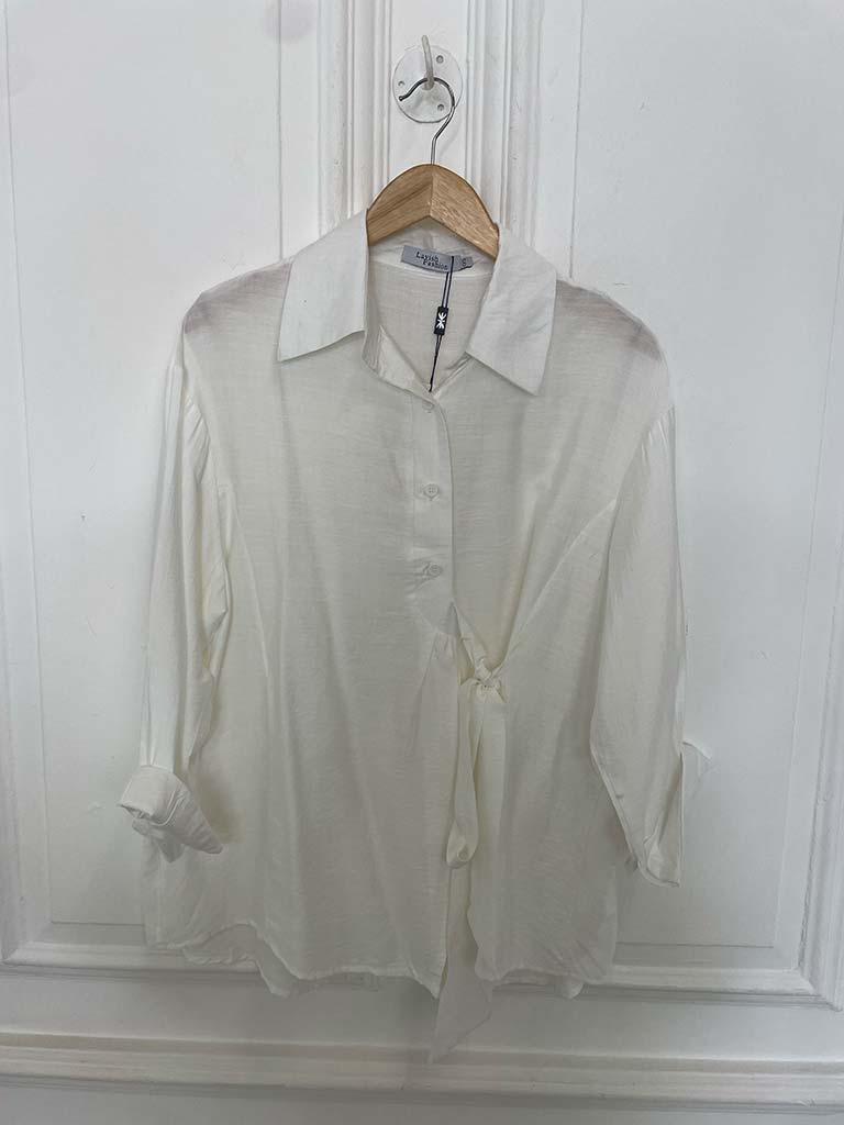 Tie Wrap Shirt - White