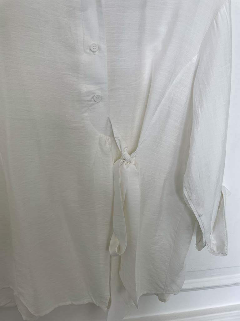 Tie Wrap Shirt - White