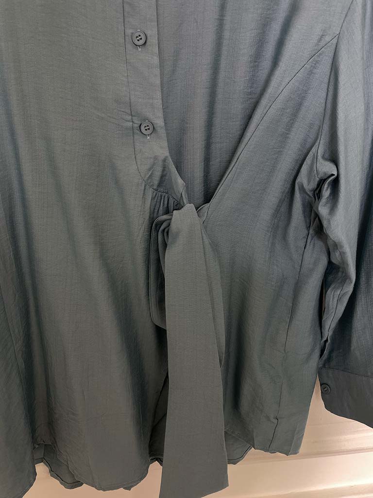 Tie Wrap Shirt - Airforce Blue